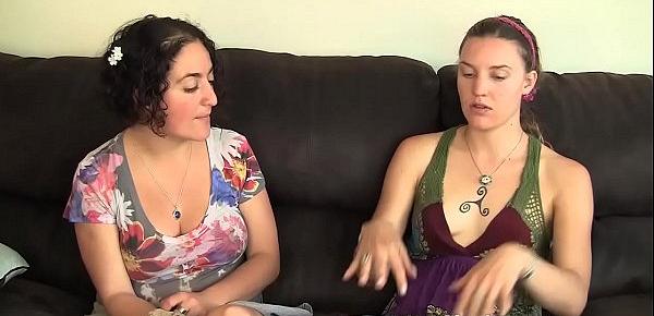  Yanks Lesbians Sage And Simona talking